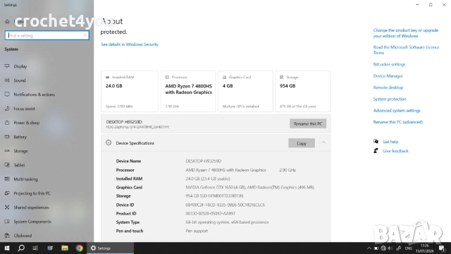 Лаптоп ASUS ROG Zephyrus G14 GA401HR.416, снимка 8 - Лаптопи за игри - 53113259