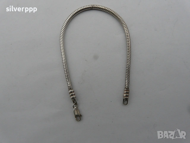  Сребърна гривна - 2 