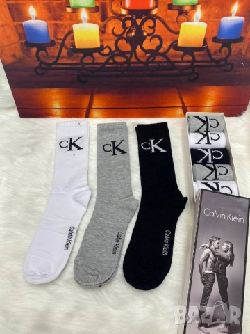чорапи в кутия fendi calvin klein louis vuitton , снимка 3 - Дамски чорапи - 51442117