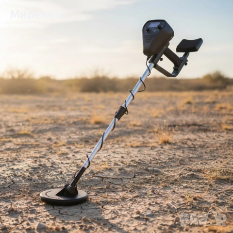 Водоустойчив металотърсач за злато, сребро, монети и съкровища