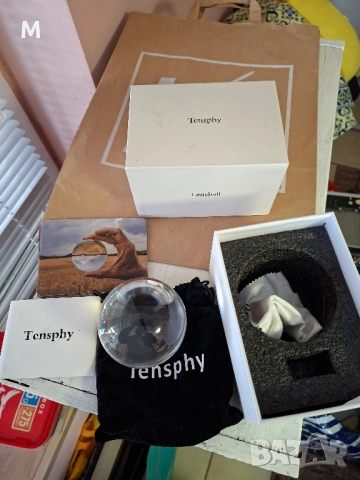 Стъклена сфера за фотографи, снимка 2 - Обективи и филтри - 52171476