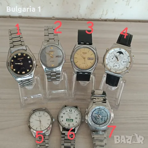 Японски ръчни часовници Seiko и Casio, снимка 3 - Мъжки - 50174574