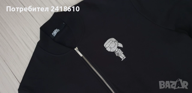Karl Lagerfeld Full Zip Cotton Mens Size L НОВО! ОРИГИНАЛ! Мъжко   Горнище!
