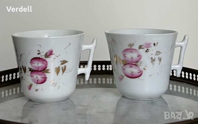 Антикварни порцеланови чаши , снимка 1 - Чаши - 45508971