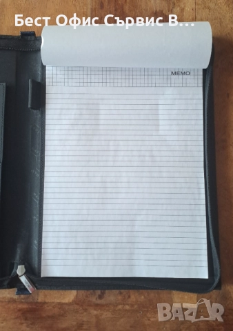 папка луксозна за документи без/с цип черен със синьо с цип Марксман Marksman А4, снимка 11 - Ученически пособия, канцеларски материали - 52514388