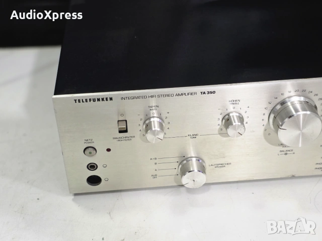 🔥 Telefunken TA-350 – винтидж звер от Германия! 🇩🇪, снимка 5 - Ресийвъри, усилватели, смесителни пултове - 53643153