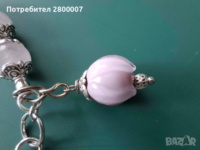 Комплект от гердан и гривна, снимка 3 - Бижутерийни комплекти - 53242844