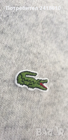 Lacoste Wool Knit V -  Neck Sweater Mens Size 7 -XL / 2XL НОВО! ОРИГИНАЛ! Мъжки Вълнeн Пуловер!, снимка 9 - Пуловери - 52040784