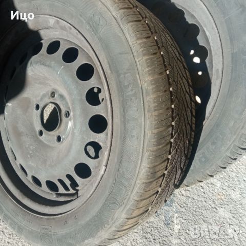 Зимни гуми 16"Опел Зафира,на оригинални стоманени  джанти., снимка 3 - Автомобили и джипове - 45195079