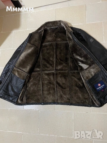 Мъжко яке Redpoint естествена кожа L, снимка 6 - Якета - 53190655