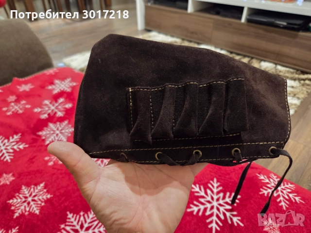 Кожен калъф за приклад 12 калибър, снимка 3 - Оборудване и аксесоари за оръжия - 52654913