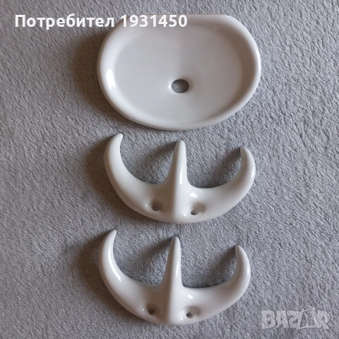 Сапунерка и две закачалки керамика