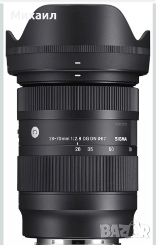 НОВ Sigma 28-70mm f/2.8 DG DN Contemporary - Sony FE, снимка 3 - Обективи и филтри - 53823909