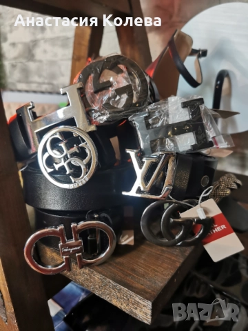 Колани естествена кожа Guess, Hermes, Gucci, S. Ferragamo