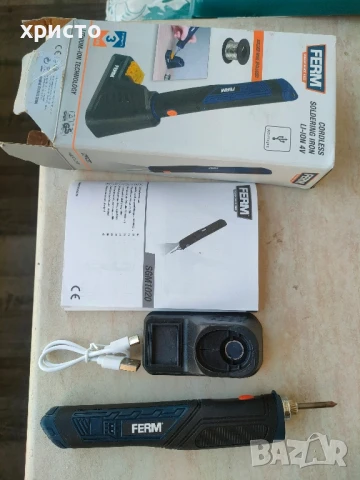 акомулаторен поялник FERM