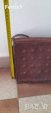 Красива изработка от естествена кожа чанта , снимка 5 - Чанти - 54189102