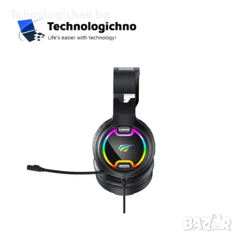 Гейминг слушалки Havit GAMENOTE H2233D RGB, снимка 2 - Слушалки и портативни колонки - 47041315