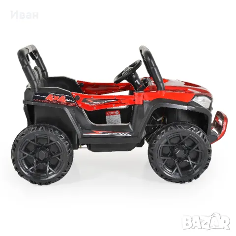 ТОП ЦЕНА!НОВО!Акумулаторен джип Fast UTV RED с 12V батерия,дистанционно,USB, снимка 6 - Други - 44739745