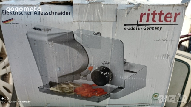 машина за слайс,MADE IN GERMANY SOLINGEN, КАТО НОВА машина за рязане на колбаси, хляб 🍞, кашкавал , снимка 5 - Други - 51963054