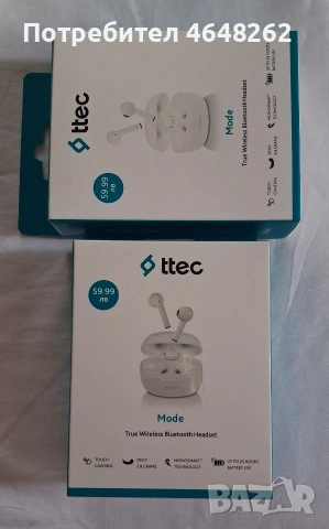 Безжични Bluetooth слушалки ttec MODE