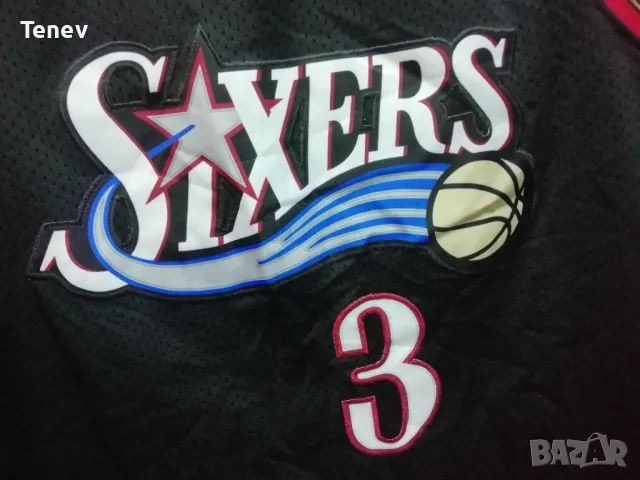 Philadelphia 76ers Sixers Iverson #3 Adidas оригинален потник Jersey Swingman +2 NBA баскетболен, снимка 5 - Тениски - 48611028