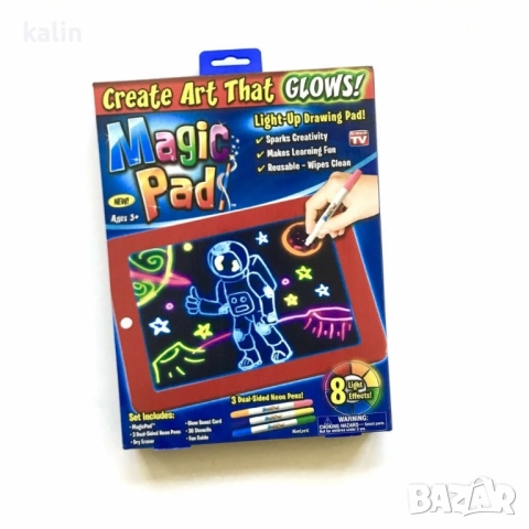 Светещ таблет за рисуване Magic Sketch Pad / 1 х Таблет