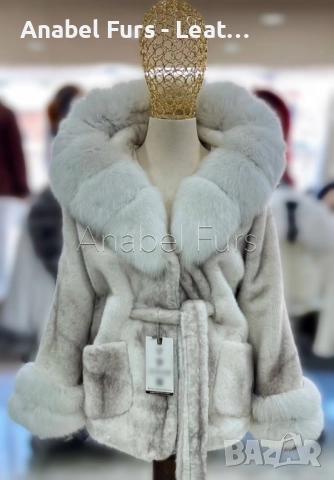 Дамски палта от естествена кожа и естествен косъм, снимка 9 - Палта, манта - 51764596