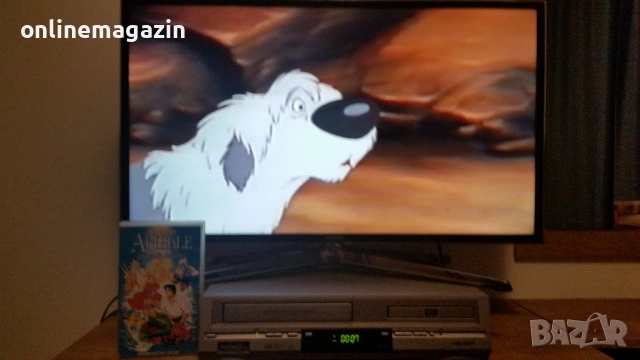 2 видеокасети с по две анимации Красавица  и Звярът  - Ну Погоди и Ариел - Гумените мечета VHS, снимка 8 - Други жанрове - 54013232