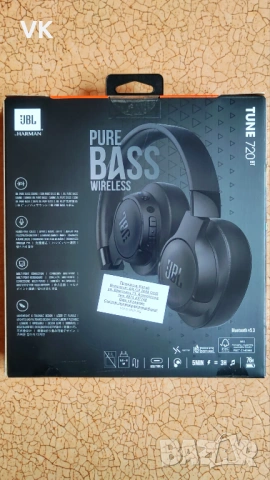JBL Tune 720BT - НОВИ, безжични слушалки!, снимка 2 - Bluetooth слушалки - 53904424