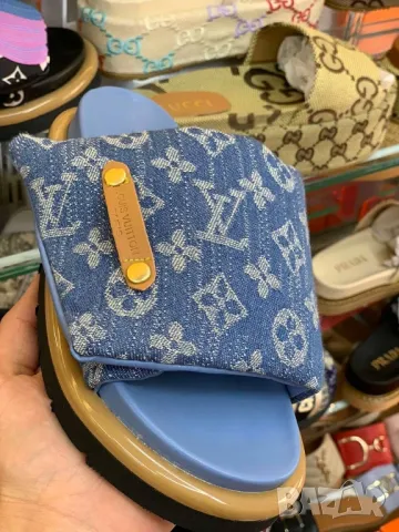 дамски чехли louis vuitton , снимка 1 - Чехли - 46929655