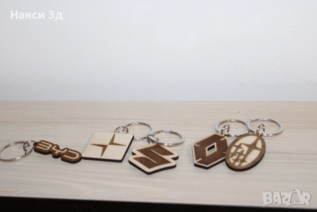 Дървени ключодържатели, снимка 6 - Други - 52907120