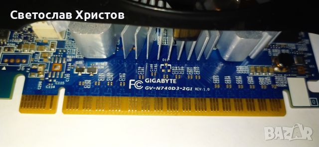 Продавам видео карта Gigabyte GF 740 (GV-N740D3-2GI ) 2GB DDR3 128bit VGA 2xDVI HDMI, снимка 3 - Видеокарти - 45861201