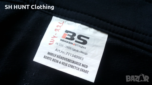 Bekken & Strom MOELV HÅNDVERKSBUKSE 4-VEIS STRETCH Work Pant раз. 58 / XXXL еластичен работен W4-221, снимка 17 - Панталони - 52111491