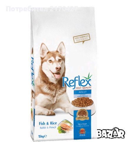 REFLEX ADULT FISH&RICE 15КГ.