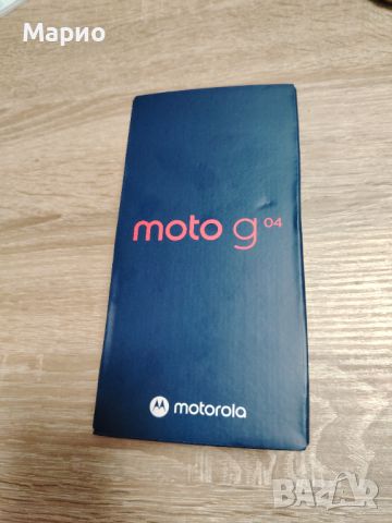 Смартфон Motorola Moto g04, 4GB RAM, 64GB, Concord Black - чисто нов, неразопакован, снимка 2 - Motorola - 46059526