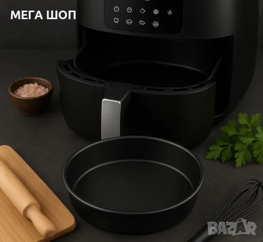 Тавичка Rosberg Premium, 8", въгл. стомана, незал, покр., снимка 3 - Съдове за готвене - 49972909