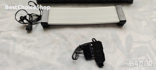 AsiaHorse Aurora Pro 24-пинов ARGB за дънна платка 20.5 см и GPU, 5V 3-пинов ARGB ATX/MATX/ITX, снимка 3 - Кабели и адаптери - 53624492