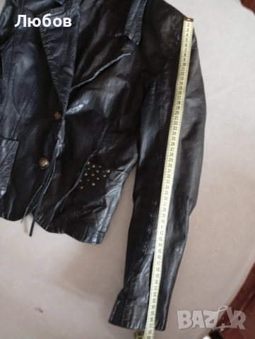 Дамско кожено яке Rockeds, снимка 3 - Якета - 52690182