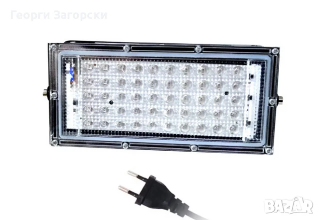 LED UV прожектор 50W - черна светлина - водоустойчив, снимка 3 - Прожектори - 51280683