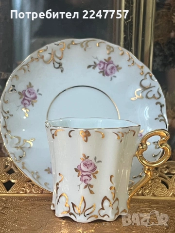 Двоен сет порцелан с 24K Gold