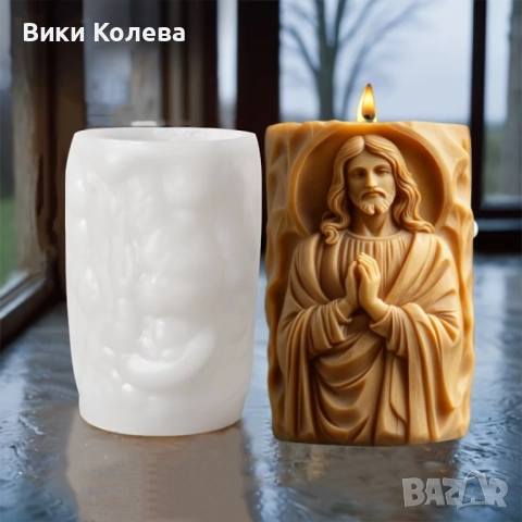 Силиконов молд с образа на Исус Христос