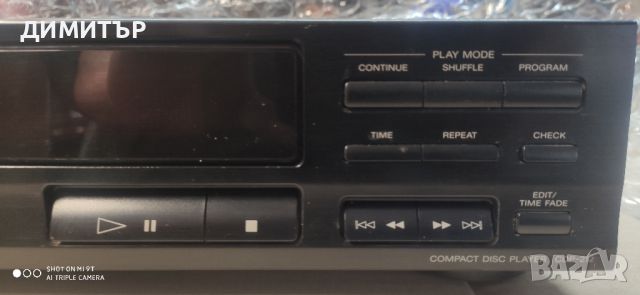 CD player SONY CDP-212, снимка 3 - Ресийвъри, усилватели, смесителни пултове - 45161215