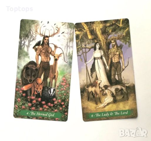 Таро: Universal Celtic Tarot & Green Witch Tarot & Modern Spellcasters, снимка 7 - Карти за игра - 33762823