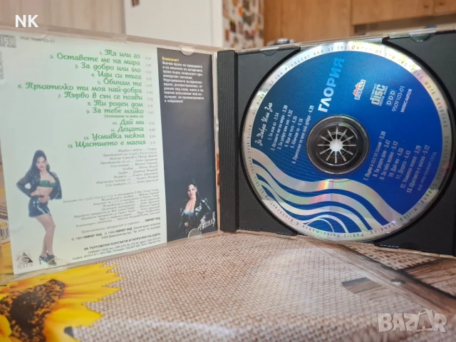 ГЛОРИЯ-ЗА ДОБРО ИЛИ ЗЛО, снимка 2 - CD дискове - 51366539
