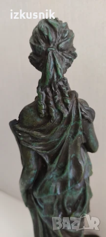 Старинна италианска статуетка Артемида, снимка 8 - Антикварни и старинни предмети - 50794818