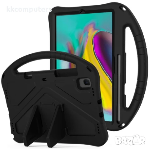 Samsung Galaxy Tab S5e T720/T725 Foldable Thumb Kickstand EVA Удароустойчив Калъф и Протектор, снимка 5 - Калъфи, кейсове - 51146692