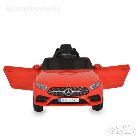 Акумулаторна кола Mercedes-Benz CLS 350 червен, снимка 3 - Детски велосипеди, триколки и коли - 46387291