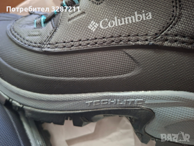 Дамски зимни обувки Columbia Bugaboot III - black/pacific rim, снимка 7 - Други спортове - 54299340