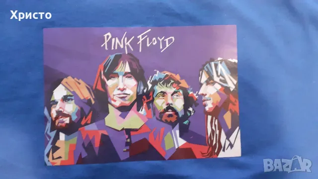 тениска Pink Floyd Пинк Флойд уникална синя XL, снимка 3 - Тениски - 47095637