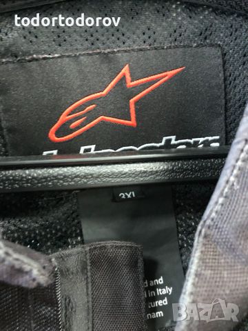 Лятно Текстилно мото яке ALPINESTARS GP 3XL-60 всички протектори, снимка 3 - Аксесоари и консумативи - 46686896